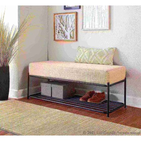 Lumisource Daniella Shelf Bench BC-DNLLASHLF BKCR